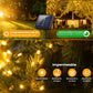 NAVILED® COMPRA 1 LLEVA 2  LUCES NAVIDEÑAS CON PANEL SOLAR 10MT - 8 PARPADEOS