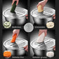 MASTER 3X1® Set de Bowls Multifunción: Ralla, Lava y Cocina Fácil